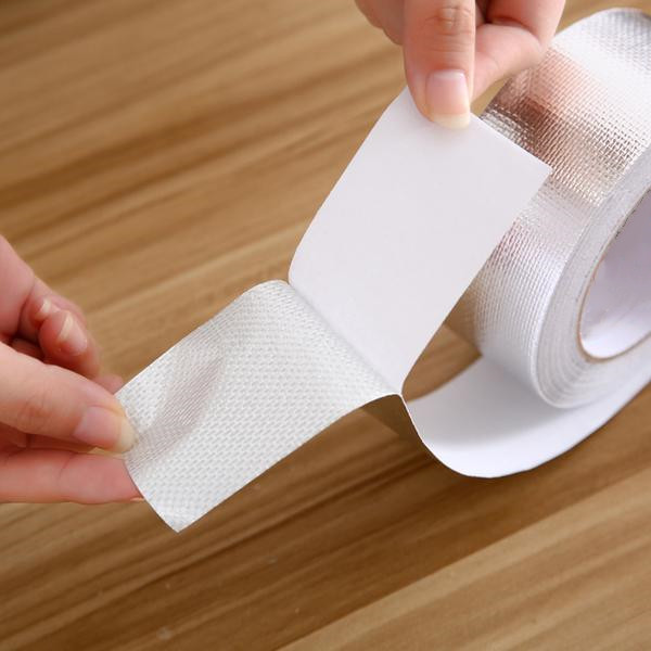 Peel the backing off the Aluminum Foil Tape