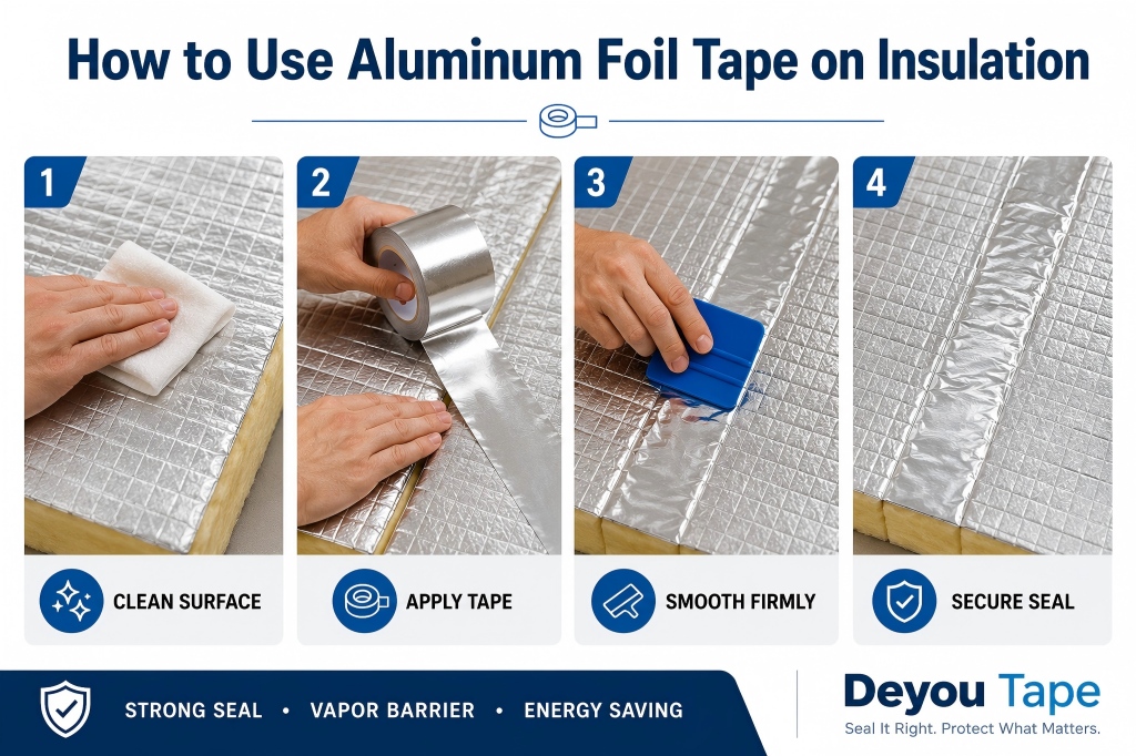 Using Aluminum Foil Tape in Insulation and Vapor Barrier Systems