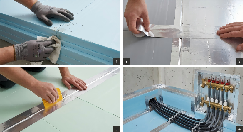 Self-Wound Foil Tape for Underfloor Heating: Installation & Selection Guide