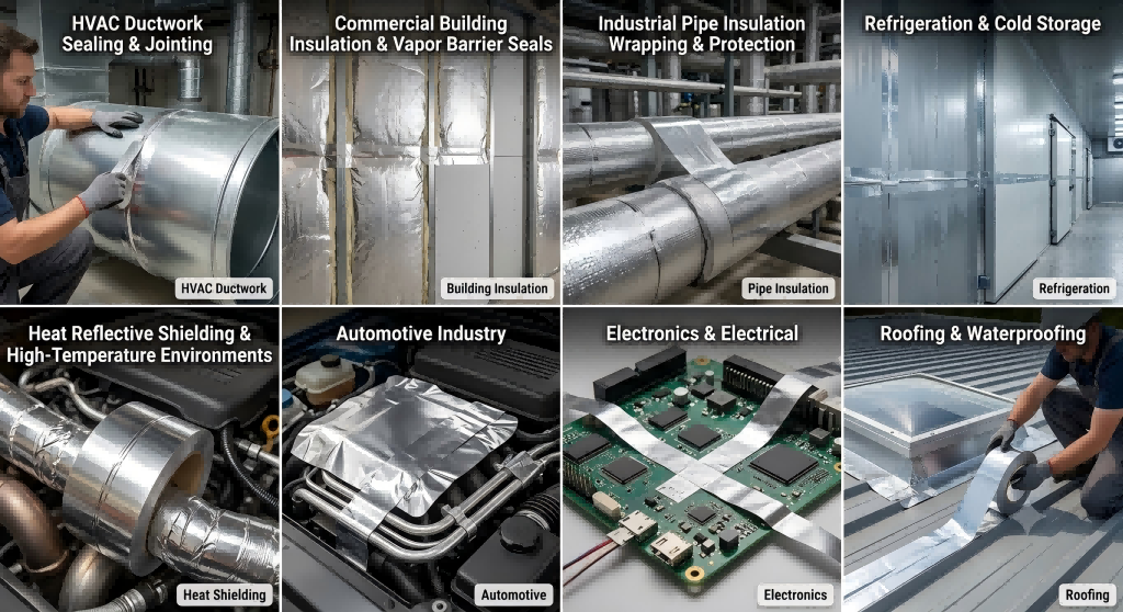 Top Applications of Industrial Aluminum Foil Tape: A Complete Industry Guide