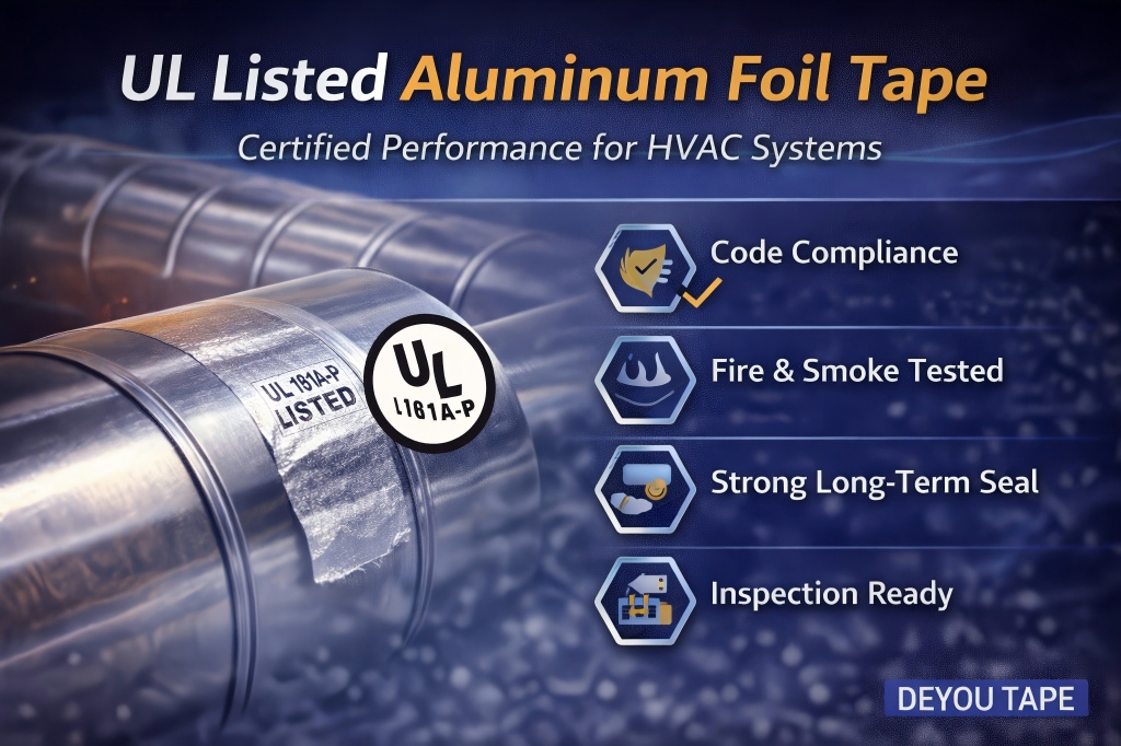 UL Listed Aluminum Foil Tape: What It Means and Why It Matters