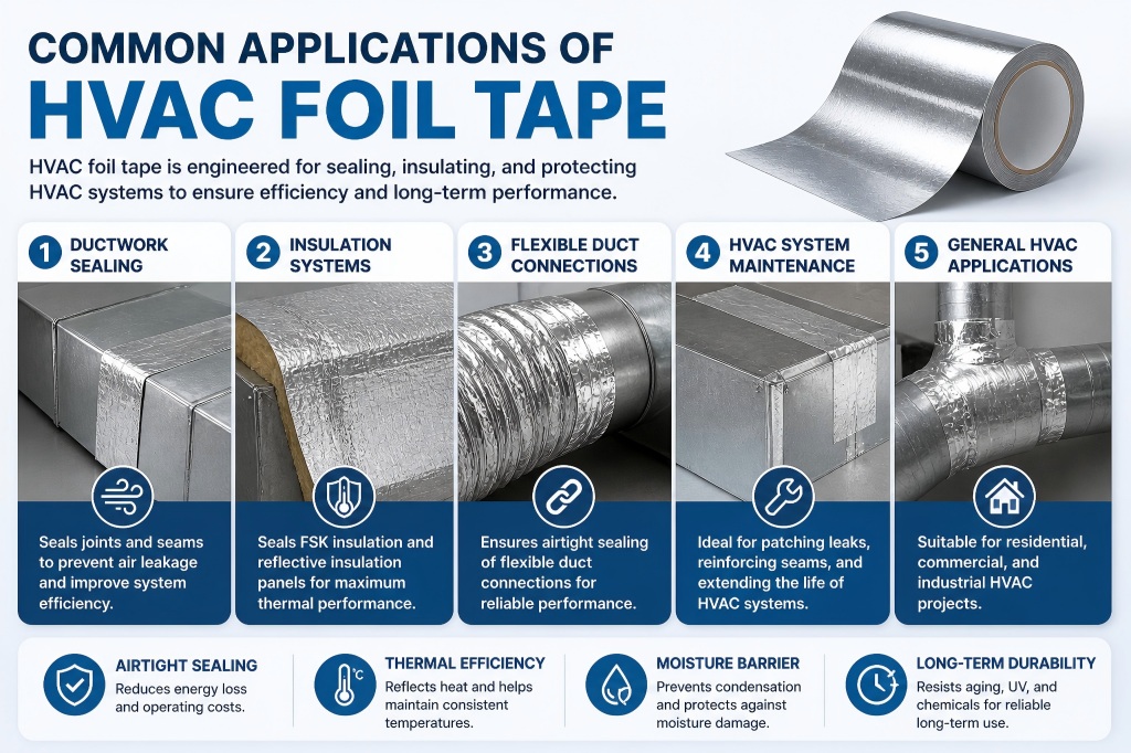 HVAC Foil Tape: Complete Guide to Selection, Performance & Applications