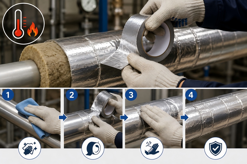 How to Use Aluminum Foil Tape in High-Temperature Areas