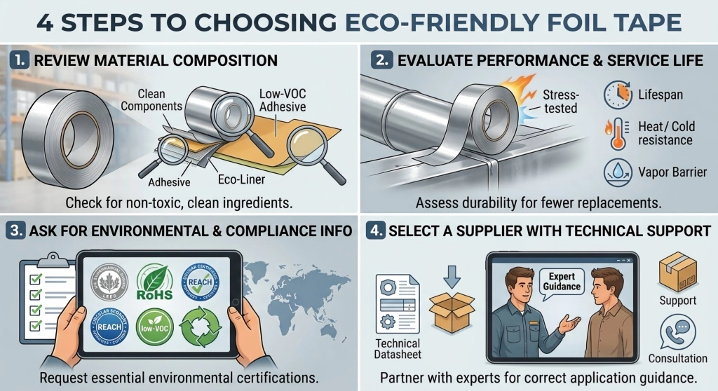 How to Choose an Eco-Friendly Aluminum Foil Tape